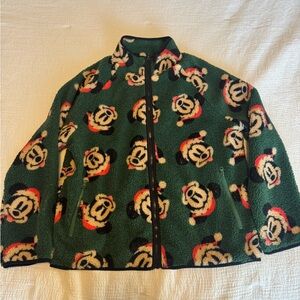 Disney Mickey Christmas Fleece Jacket (2024) size large